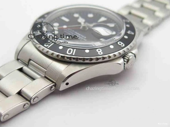 MiroTime 0114 RelaxedFit GMT-Master Vintage 1675 SS BP Best Edition Black Bezel White Markers A 3750